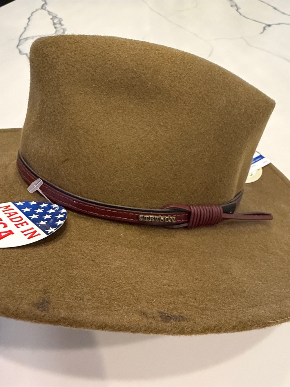 Stetson Bozeman hat light brown - Picture 2 of 8